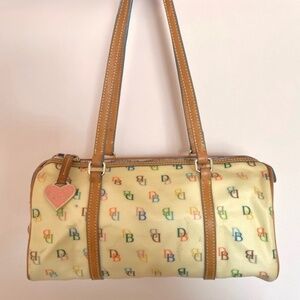 DOONEY & Bourke rainbow zipper barrel bag
